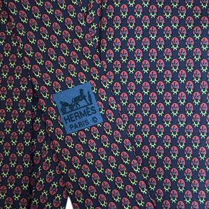 HERMES Silk Tie